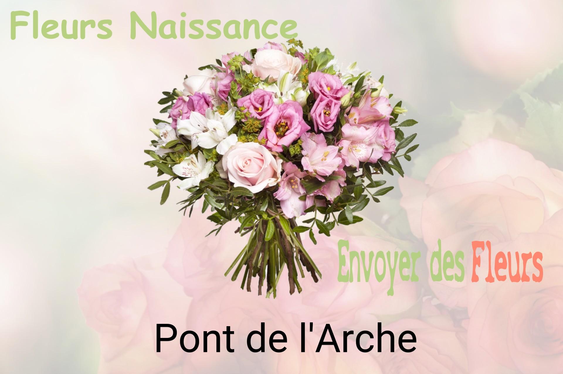 Bouquet de fleurs de naissance livré à Pont-de-l'Arche